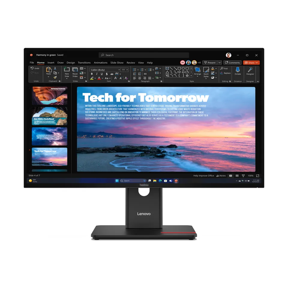 Lenovo LCD T27QD-40 27" IPS/2560x1440/6ms/350 cd/m2/1500:1/Repro/HDMI/2xDP/3xUSB