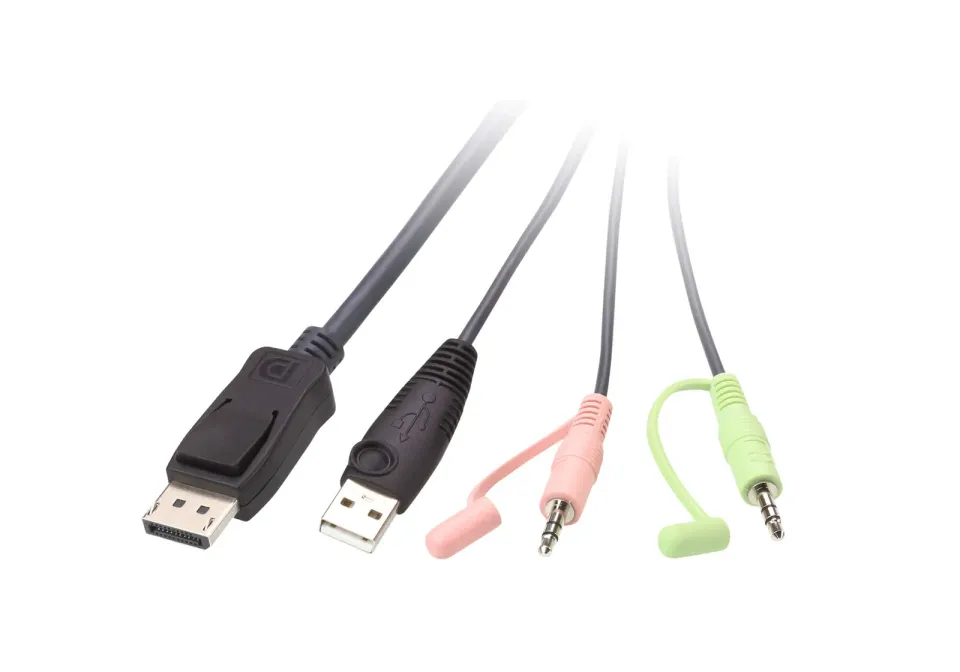 ATEN CS-22DP 2-portový USB DisplayPort KVM přepínač s voličem vzdáleného portu