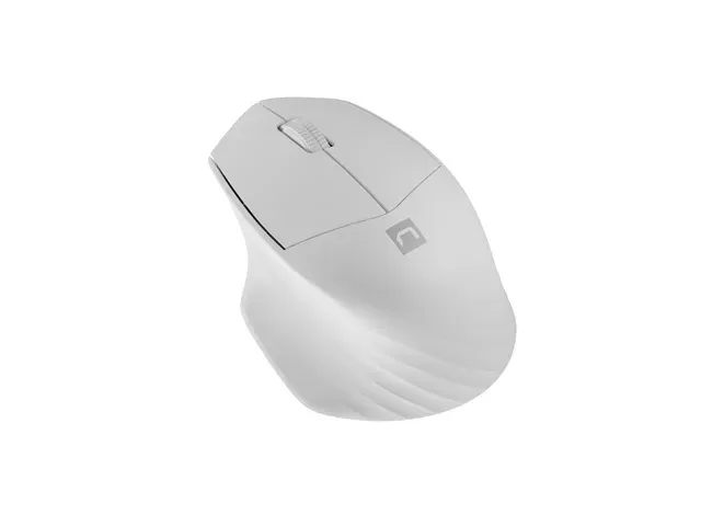 Natec optická myš SISKIN 2/Kancelářská/Optická/Pro praváky/1 600 DPI/USB+BT/Bílá