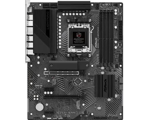ASROCK B650 PG LIGHTNING (AM5, amd B650, 4xDDR5, PCIE 5.0, HDMI, 4xSATA3 +2xM.2, USB3.2 G2x2, GLAN 2,5G, ATX)