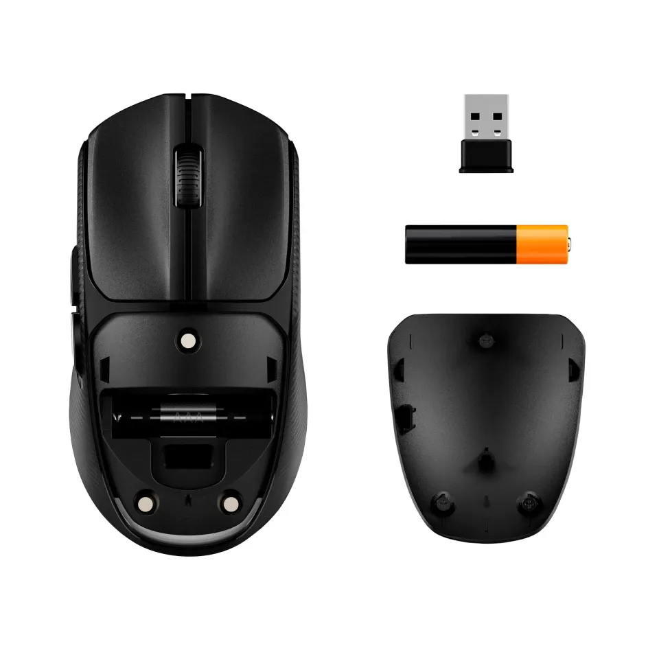 HyperX Pulsefire Fuse/Herní/Optická/3 200 DPI/USB+BT/Černá