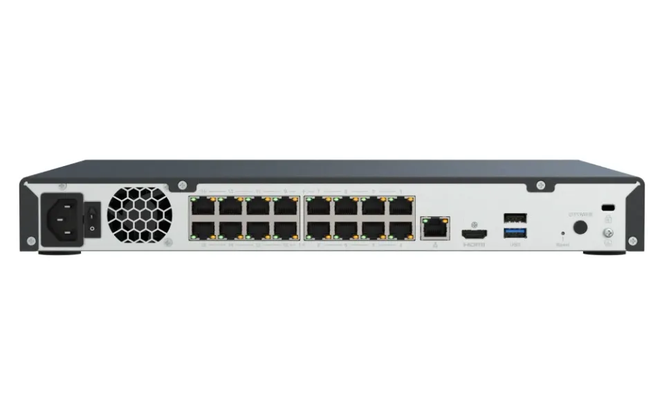 QNAP TVR-AI200-16CH-16P (4C/Cortex-A55/2GHz/4GBRAM/2xSATA/1xHDMI//16xGbE/16xPoE+/130W/2xUSB2.0/1xUSB3.2)