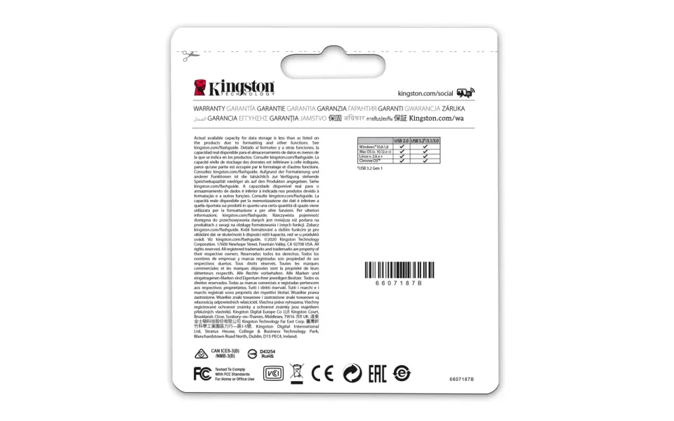 KINGSTON DataTraveler Micro 128GB kovový USB3.2 flash drive (stříbrný)