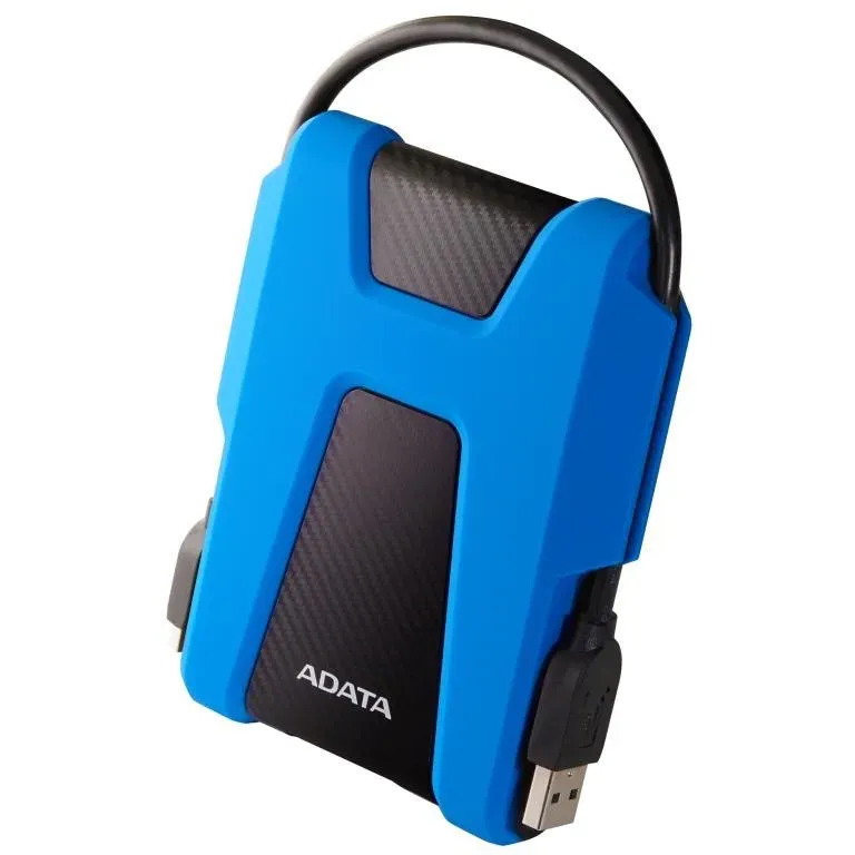 ADATA Externí HDD 1TB 2,5" USB 3.1 AHD680, modrý (gumový, nárazu odolný)