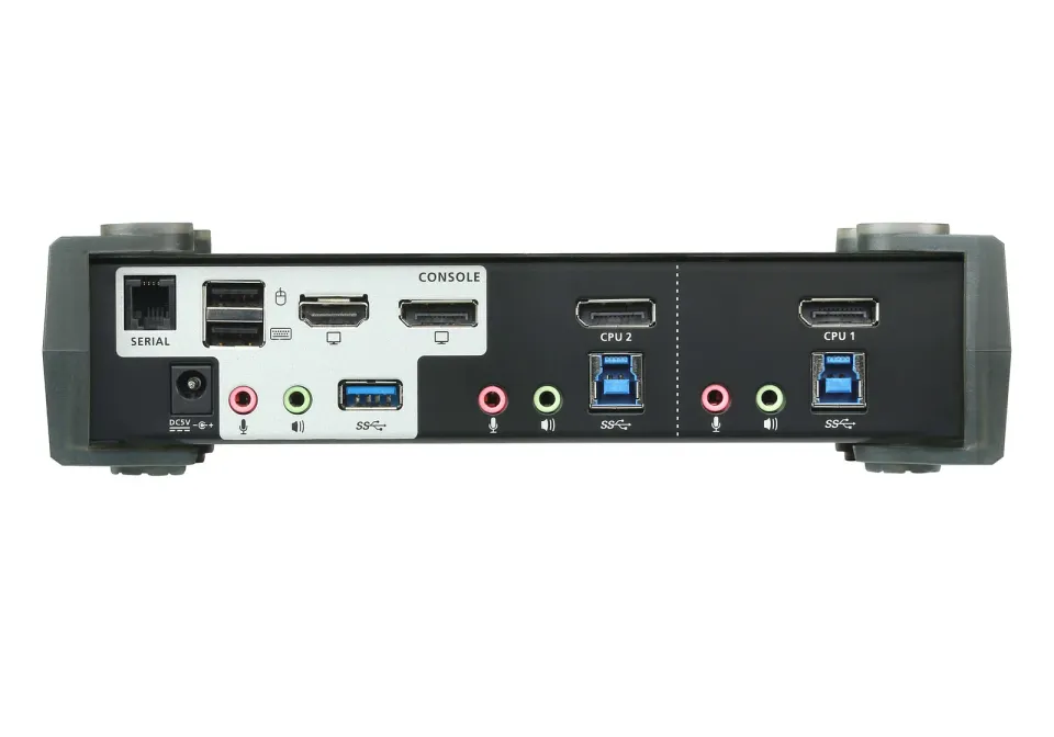 ATEN 2-Port USB3.0 4K DisplayPort KVMP Switch with Built-in MST Hub