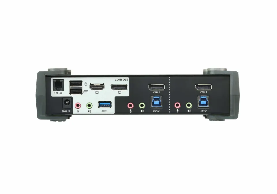 ATEN 2-Port USB3.0 4K DisplayPort KVMP Switch with Built-in MST Hub