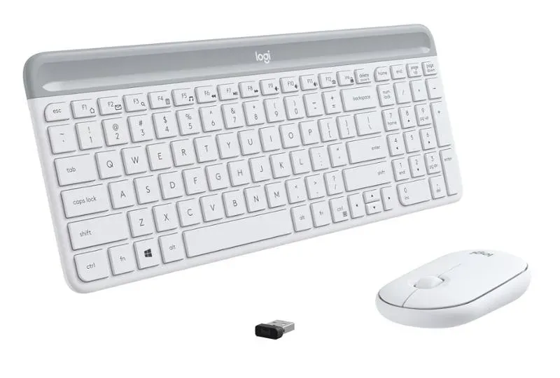 Logitech Wireless Desktop MK470, US, Offwhite