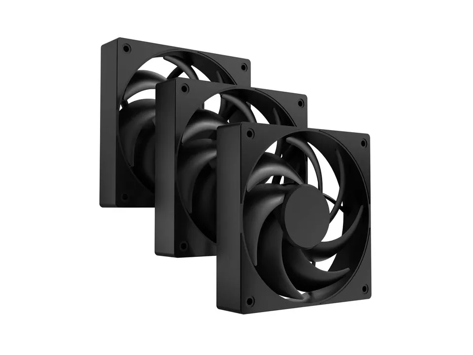 Ventilátor FURY SAI S12 PWM, 3-Pack, Černý