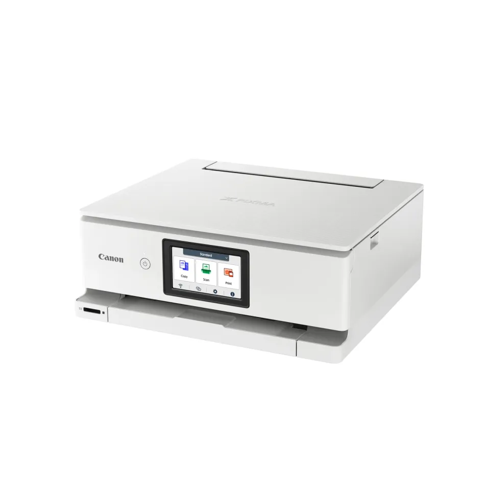 Canon PIXMA TS8751 – multifunkce A4 (tisk, kopírování, sken), 6 inkoustů, duplex, potisk disků, Wi-Fi, bílá