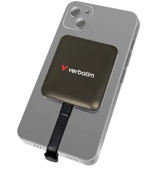 VERBATIM SnapBack SSD 2TB,USB-C, moka metalíza