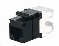 Solarix Zařezávací keystone CAT5E UTP RJ45 černý SXKJ-5E-UTP-BK