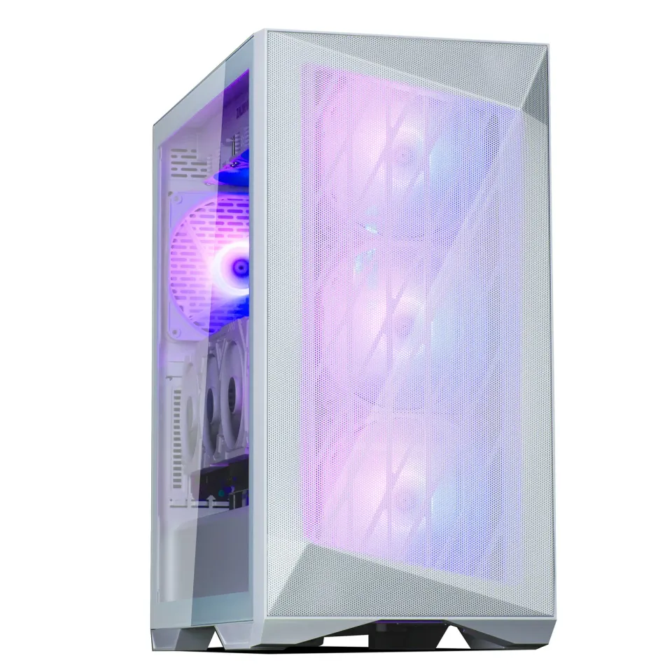Zalman skříň Z9 Iceberg white / Middle tower / ATX / 4x140mm fan ARGB / temperované sklo / bílá