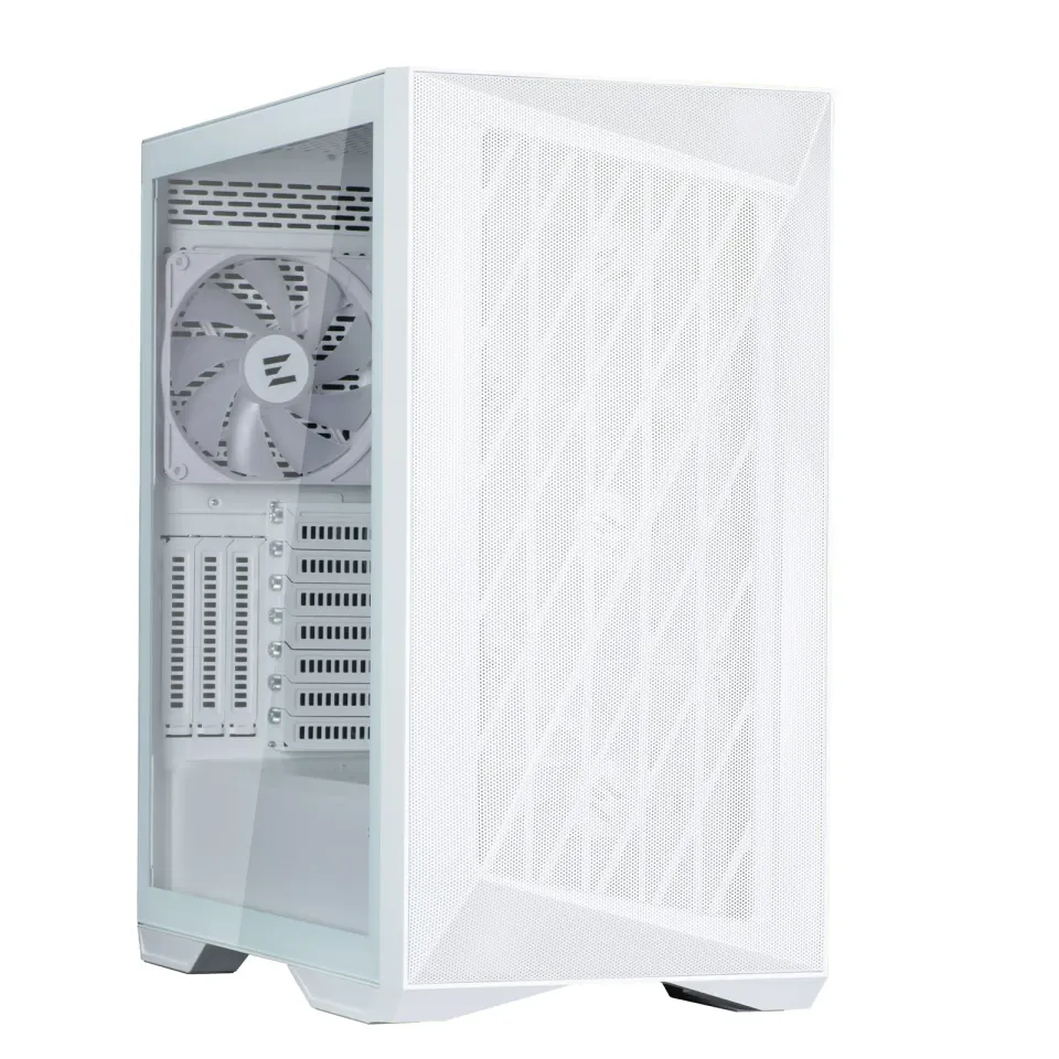 Zalman skříň Z9 Iceberg white / Middle tower / ATX / 4x140mm fan ARGB / temperované sklo / bílá