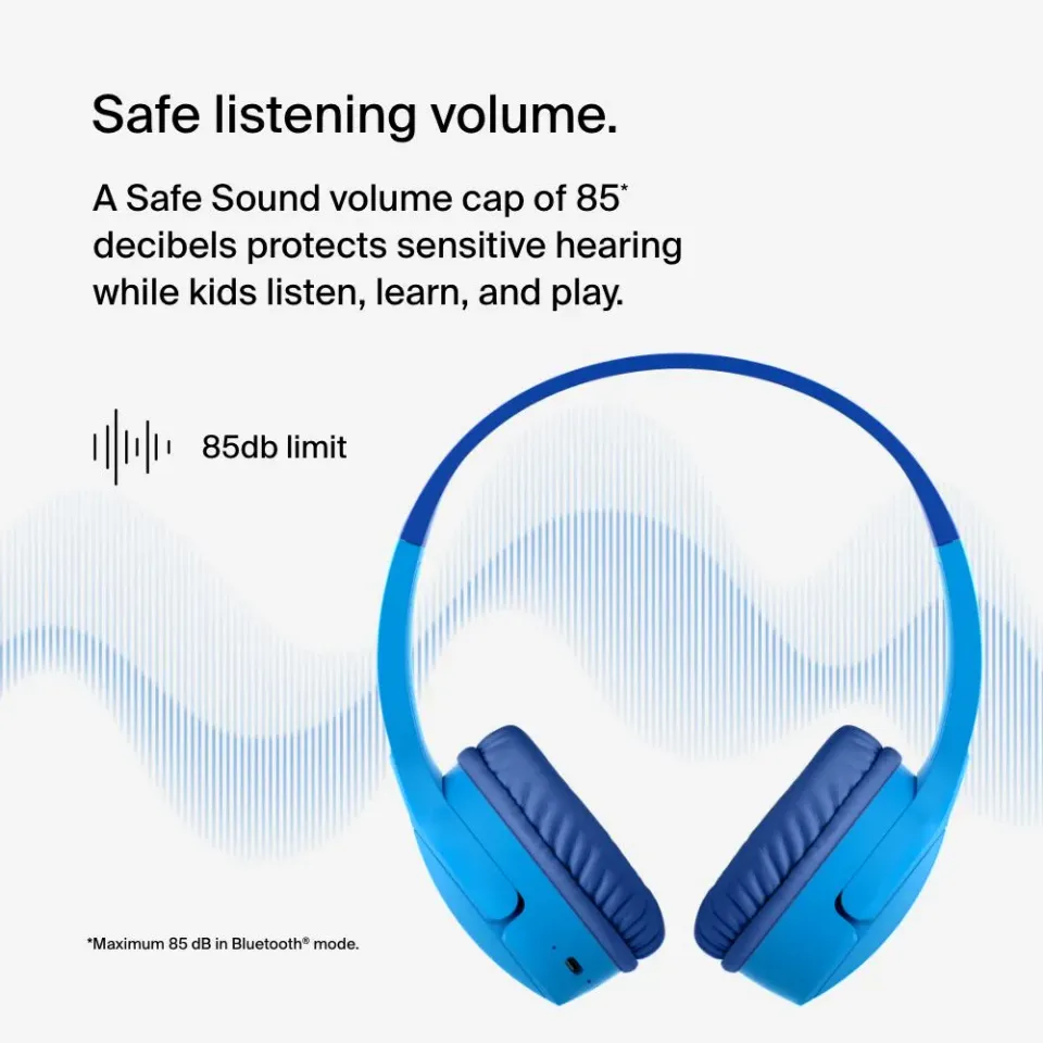 Belkin SOUNDFORM Mini - Wireless On-Ear Headphones for Kids - dětská bezdrátová