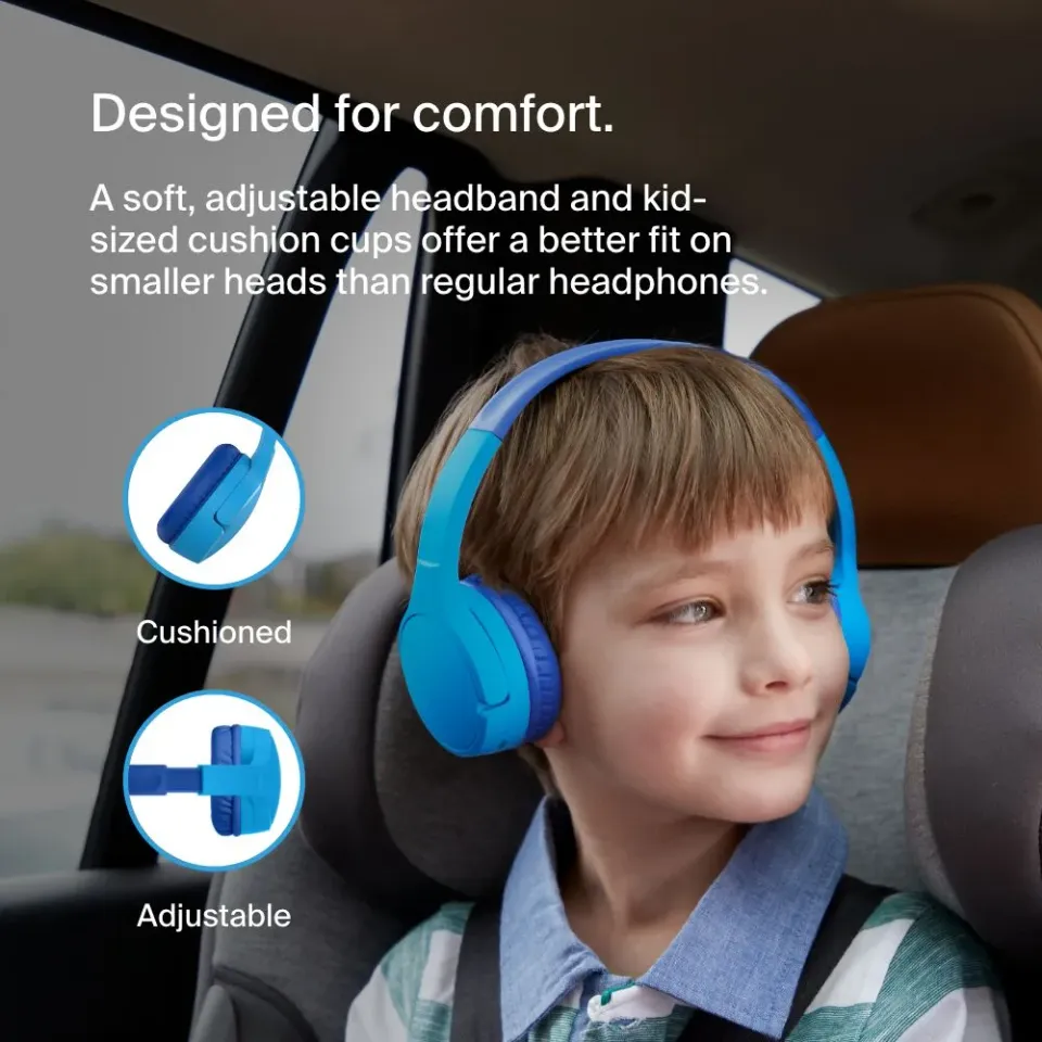 Belkin SOUNDFORM Mini - Wireless On-Ear Headphones for Kids - dětská bezdrátová