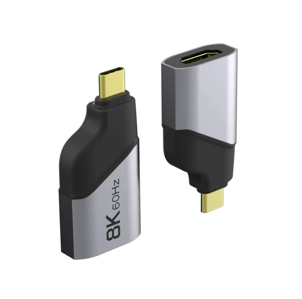 PREMIUMCORD Adaptér USB-C na HDMI rozlišení obrazu 8K@60Hz,4K@144Hz Aluminium