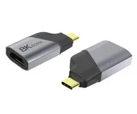 PREMIUMCORD Adaptér USB-C na HDMI rozlišení obrazu 8K@60Hz,4K@144Hz Aluminium