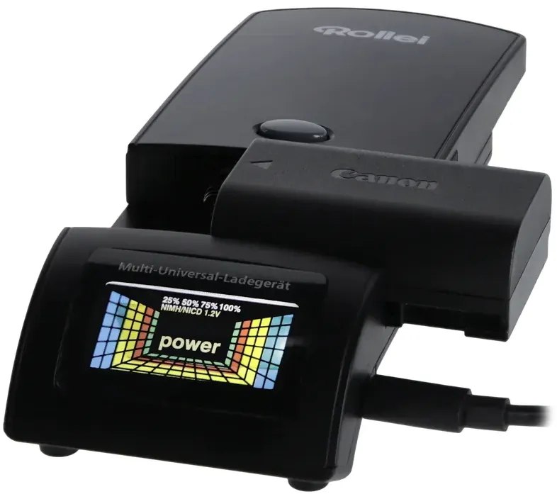 Rollei univerzální nabíječka baterií/ NiMH/ NiCd/ AA/ AAA/ Li-Ion/ Li-Po