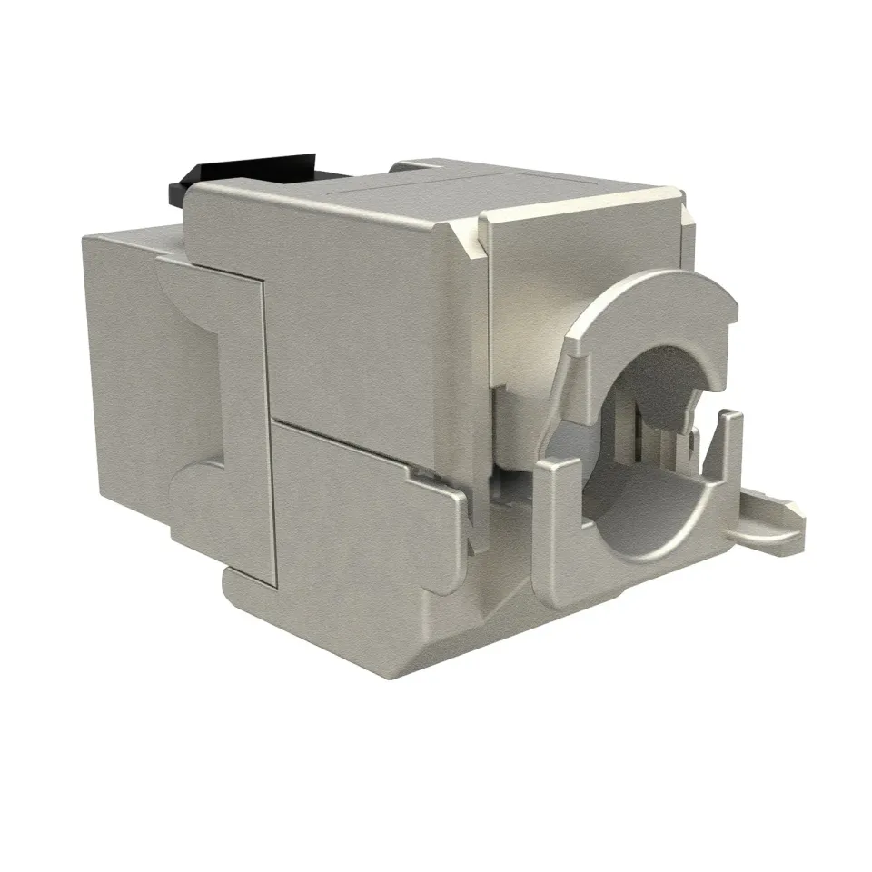 Solarix 10G samořezný keystone CAT6A STP RJ45 SXKJ-10G-STP-BK-SA