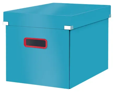 LEITZ Čtvercová krabice Click&Store COSY, velikost L (A4), klidná modrá