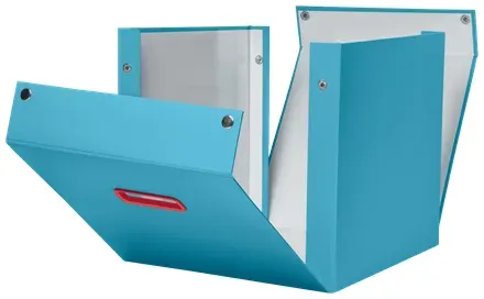 LEITZ Čtvercová krabice Click&Store COSY, velikost L (A4), klidná modrá