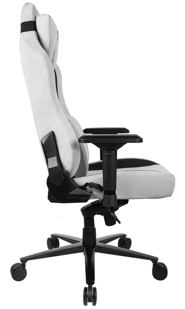 AROZZI herní židle VERNAZZA Supersoft Fabric Light Grey/ světle šedá