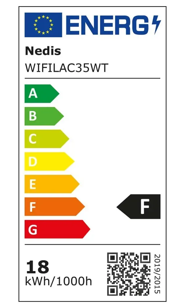 NEDIS Wi-Fi chytré stropní LED světlo/ kulaté/ RGB / teplé až studené bílé/ průměr 260 mm/ 1820 lm/ 2700 - 6500 K/ IP44