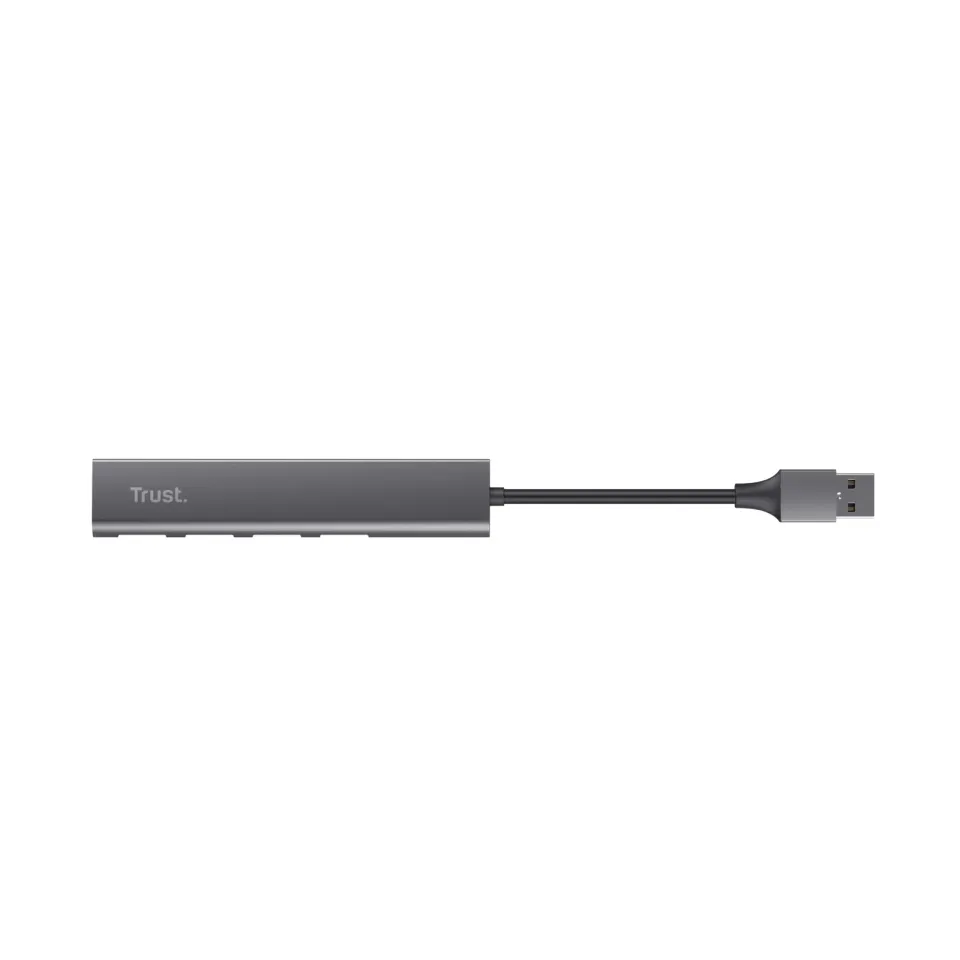 TRUST Rozbočovač Halyx Aluminium 4 Port USB 3.2 Gen1 Hub