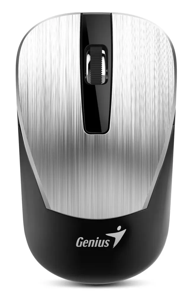 GENIUS myš NX-7015 Wireless,blue-eye senzor 1600dpi, USB stříbrná