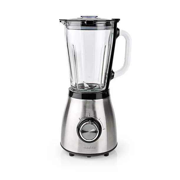 Nedis KABL350CAL - Stojanový Mixér | 800 W | 1.5 l | Sklo | 2 rychlosti | Černá