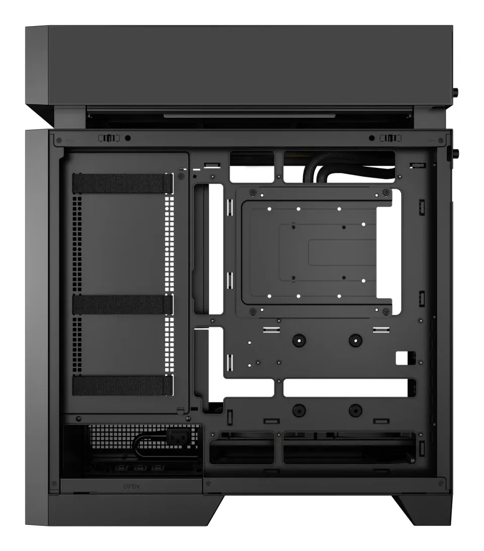 DEEPCOOL Case CL6600, ATX, Průhledná bočnice, vodní chlazení, černá