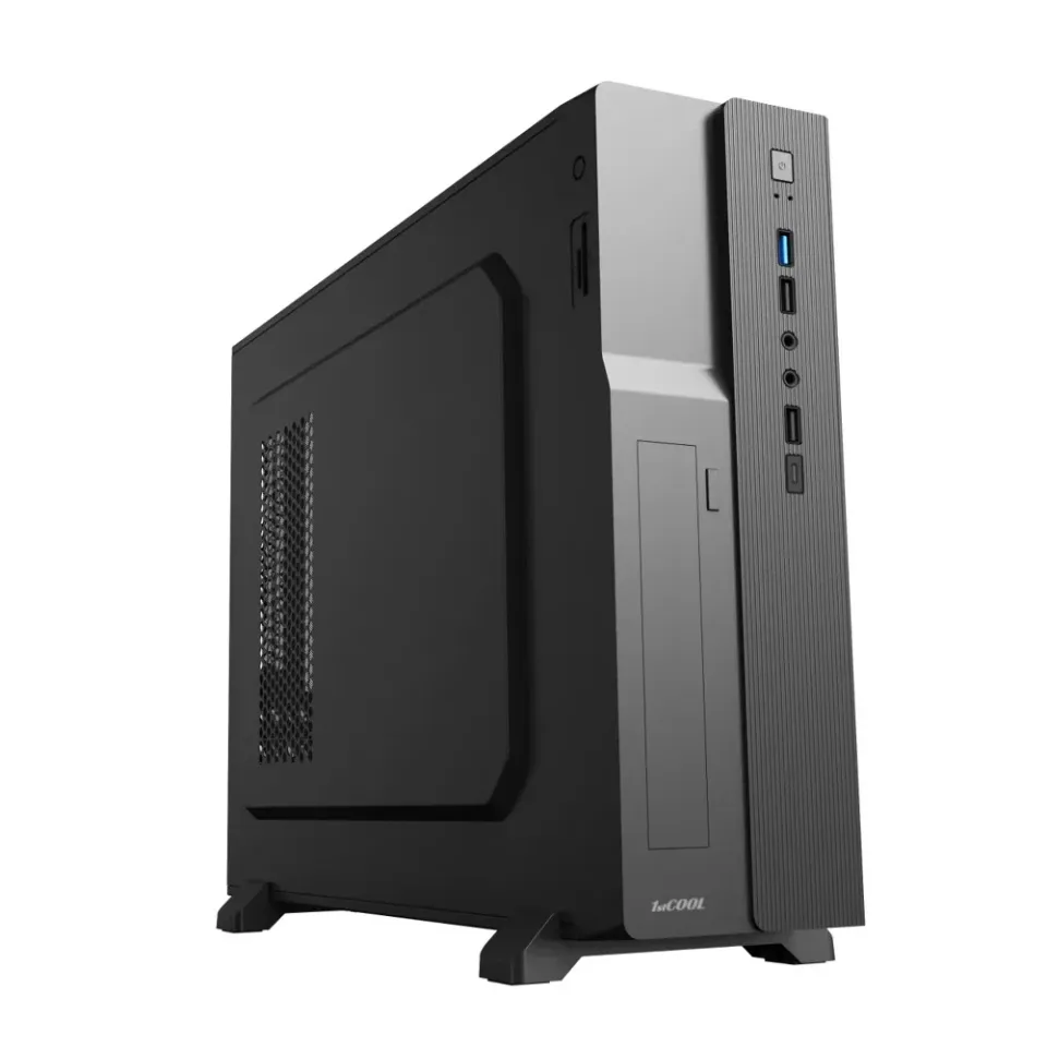1stCOOL SFF case COMPACT 1, AU, USB3.0, USB-C, Card Reader, fan (PC case)