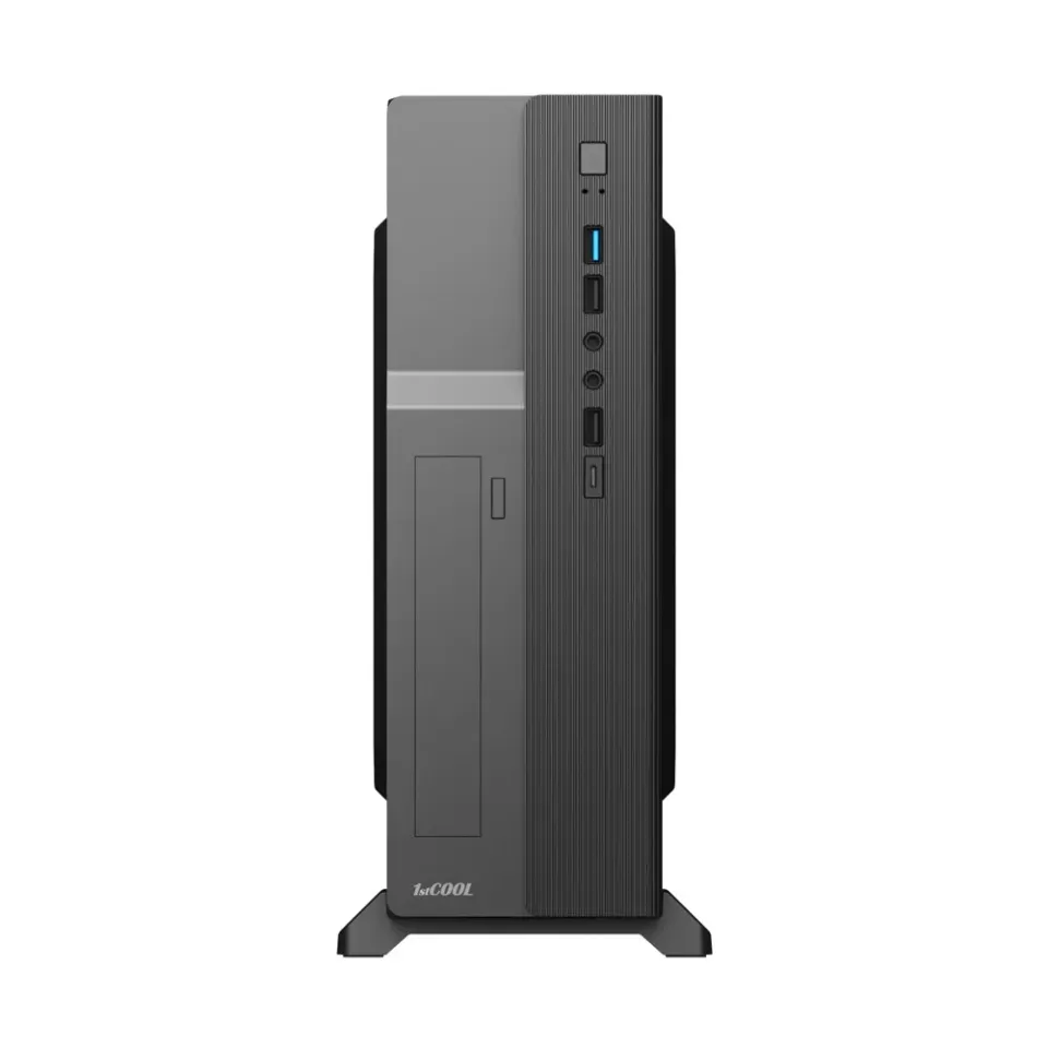 1stCOOL SFF case COMPACT 1, AU, USB3.0, USB-C, Card Reader, fan (PC case)