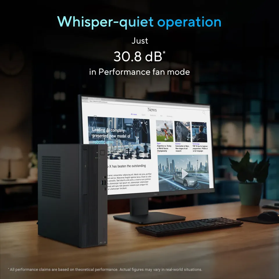 ASUS ExpertCenter P5 SFF - Core 5 210H/16GB/512GB SSD/180W/3y Pick up & Return/