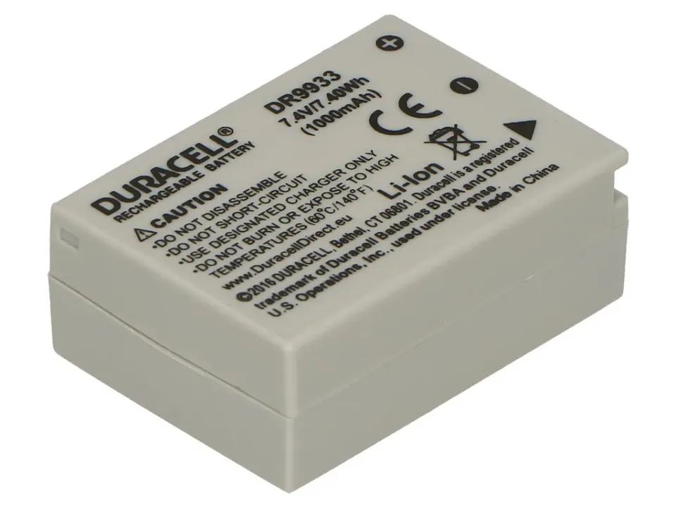 DURACELL Baterie - DR9933 pro Canon NB-7L, šedá, 1000 mAh, 7.4V