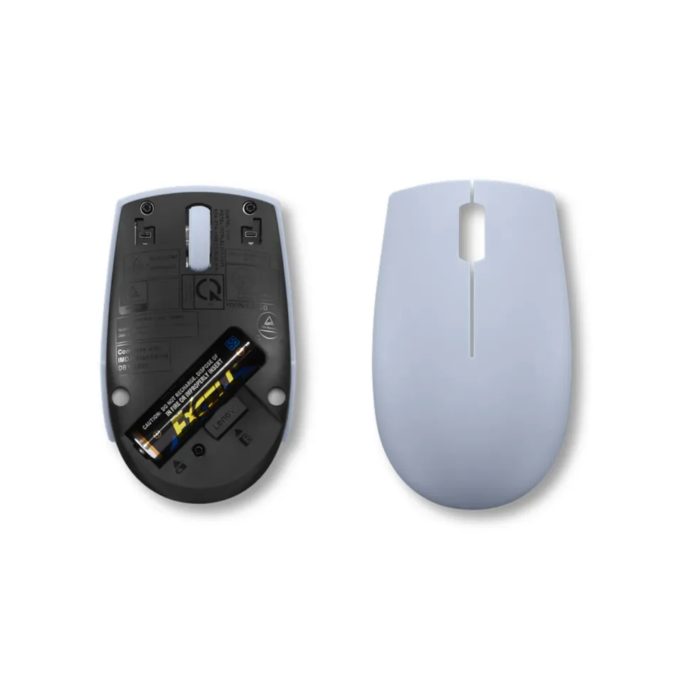Lenovo myš 300 Wireless Compact (Frost Blue = světle modrá) s baterií