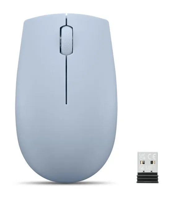 Lenovo myš 300 Wireless Compact (Frost Blue = světle modrá) s baterií