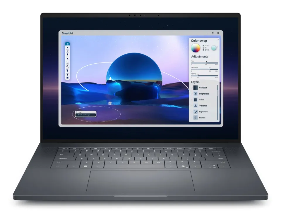 DELL Pro Max Premium 16 MA16250/ Ultra 9 285H/ 64GB/1TB SSD/16" FHD+/RTX PRO 2000 8GB/FPR/W11Pro/vPro/3Y PS/bez adaptéru