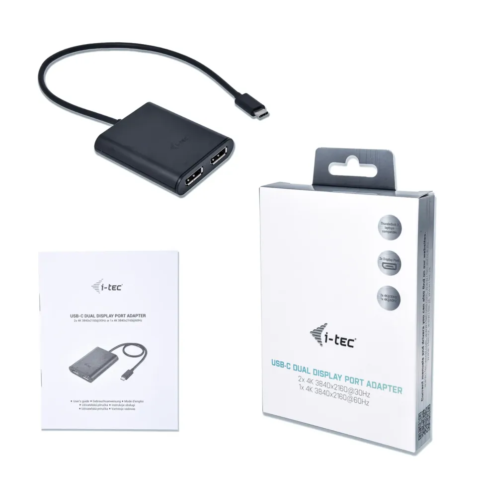 i-tec USB-C na Dual Display Port adaptér