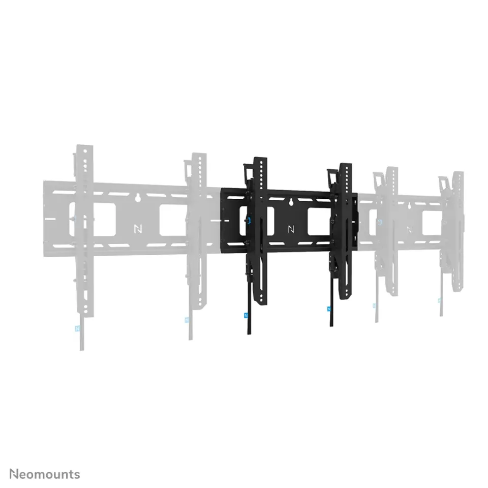 Neomounts WL35-750BL14 Neomounts LEVEL-750 Wall Mount (XL, 100 kg, tiltable, tilt guard, connectable, VESA 400x400)