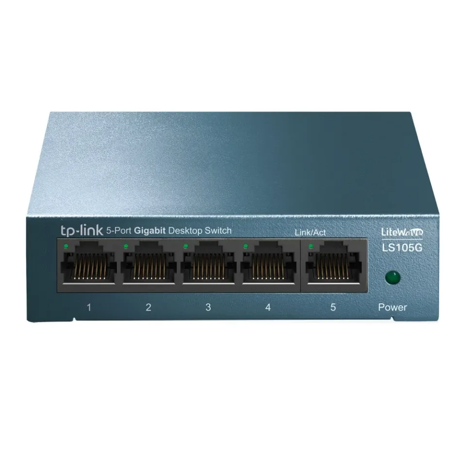 TP-Link LiteWave switch LS105G v4.4 (P/N:1700000498) (5xGbE, fanless)