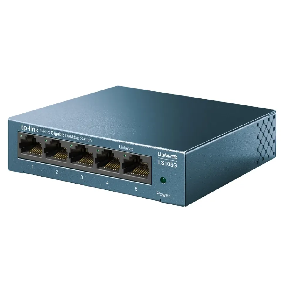 TP-Link LiteWave switch LS105G v4.4 (P/N:1700000498) (5xGbE, fanless)