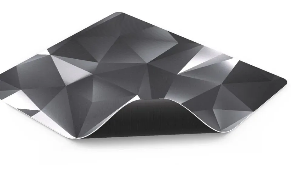 Endorfy Crystal Black L Podložka pod myš, herní, 450×400×3mm, voděodolná, černá