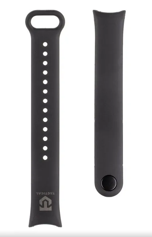 Tactical 846 Silikonový Řemínek pro Xiaomi Smart Band 8/9/10 Black
