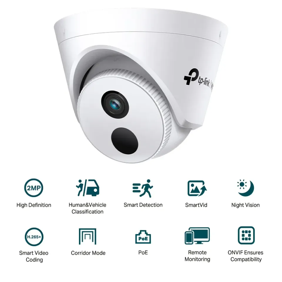 TP-Link VIGI C420I(2.8mm) Turret kamera, 2MP, 2.8mm