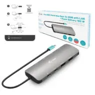 i-tec USB-C Metal Nano 2x HDMI Docking Station, PD 100W