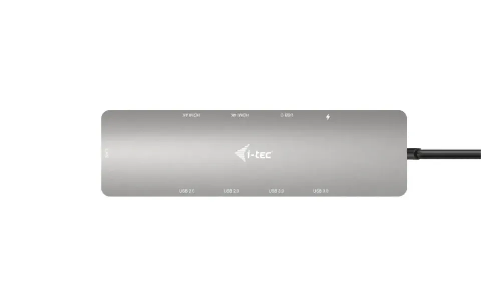 i-tec USB-C Metal Nano 2x HDMI Docking Station, PD 100W