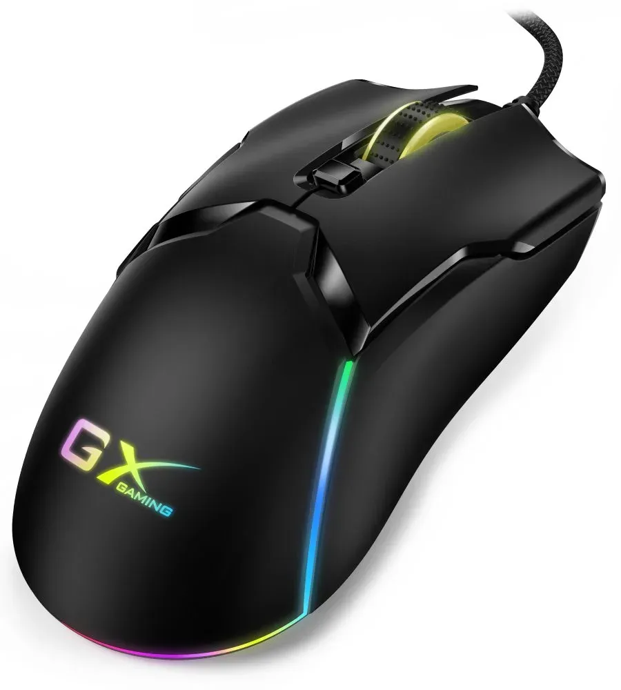 GENIUS myš GAMING Scorpion M700 Myš, herní, drátová, optická, 800-7200DPI, 6 tlačítek, RGB podsvícení, USB, černá