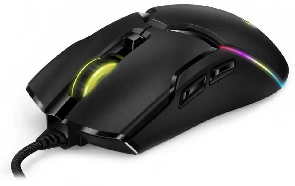 GENIUS myš GAMING Scorpion M700 Myš, herní, drátová, optická, 800-7200DPI, 6 tlačítek, RGB podsvícení, USB, černá