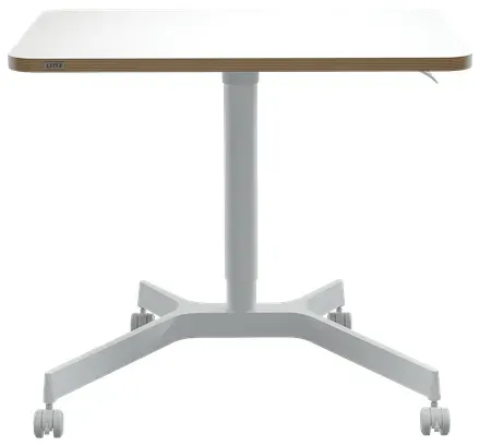 Leitz Ergo výškově nastavitelný pojízdný ergonomický stůl, bílý